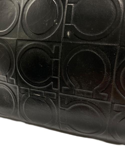 Salvatore Ferragamo（サルヴァトーレ フェラガモ）Salvatore Ferragamo (サルヴァトーレ フェラガモ) ガンチーニエンボストートバッグ ブラックの古着・服飾アイテム