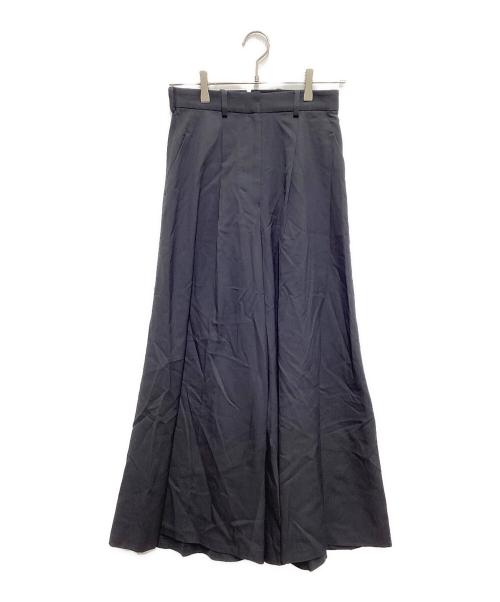 support surface（サポートサーフェス）support surface (サポートサーフェス) ウールワイドパンツ ブラックの古着・服飾アイテム