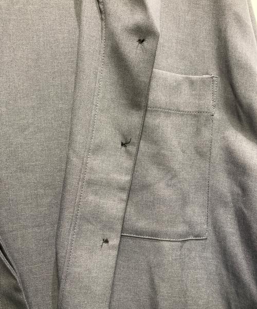 MANOF（マノフ）MANOF (マノフ) WRAP SHIRTS ONEPIECE グレー サイズ:Sの古着・服飾アイテム