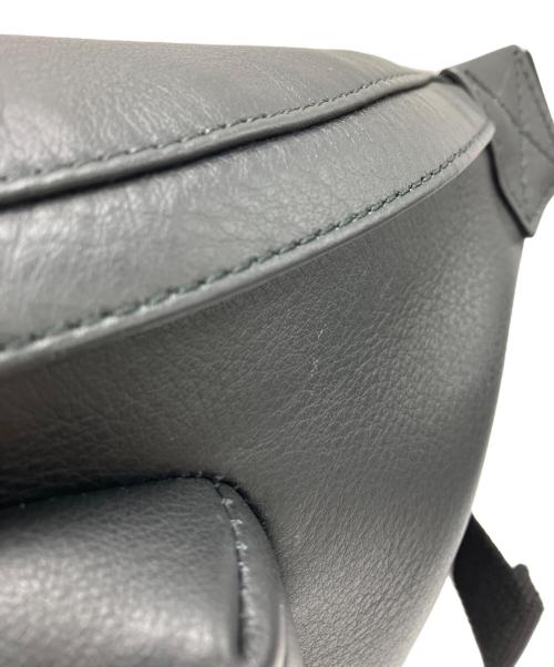 BALENCIAGA（バレンシアガ）BALENCIAGA (バレンシアガ) レザーウエストバッグ ブラックの古着・服飾アイテム