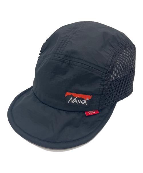 NANGA（ナンガ）NANGA (ナンガ) clef (クレ) AURORA JET CAP　オーロラジェットキャップ　コラボキャップ ブラックの古着・服飾アイテム