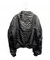 THUG CLUB (サグ クラブ) THUG CLUB NYLON STUDDED FLIGHT JACKET/ブルゾン/フライトジャケット ブラック サイズ:3：55000円