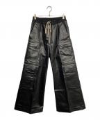 RICK OWENSリックオウエンス）の古着「CARGOBELAS PANTS」｜ブラック