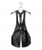 RICK OWENSリックオウエンス）の古着「Coating Bauhaus Vest」｜ブラック