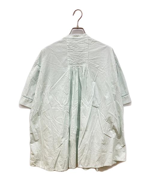 INDIA INDUSTRY（インディアインダストーリー）INDIA INDUSTRY (インディアインダストーリー) ピンタックシャツ グリーン サイズ:1の古着・服飾アイテム