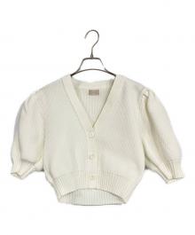 cygne（シーニュ）の古着「ポワンカーディガン」｜ホワイト