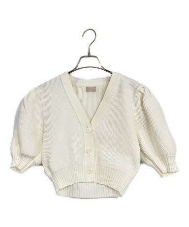 中古・古着通販】cygne (シーニュ) ポワンカーディガン ホワイト