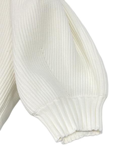 cygne（シーニュ）cygne (シーニュ) ポワンカーディガン ホワイト サイズ:記載なしの古着・服飾アイテム