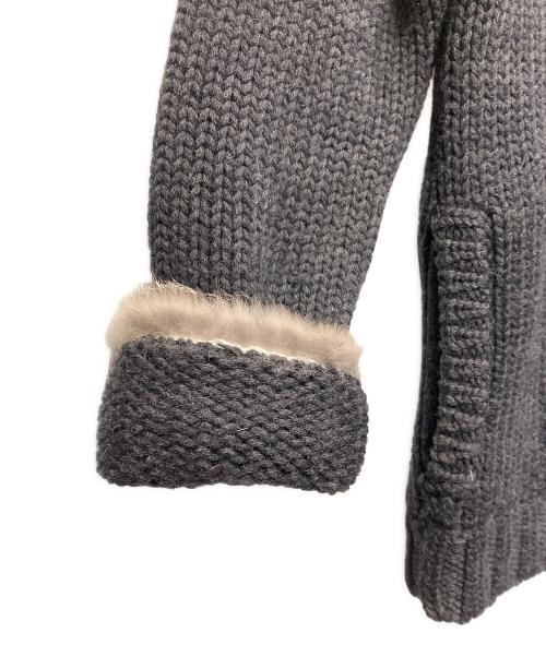 BURBERRY BLACK LABEL（バーバリーブラックレーベル）BURBERRY BLACK LABEL (バーバリーブラックレーベル) ニットジャケット ブラック サイズ:２の古着・服飾アイテム