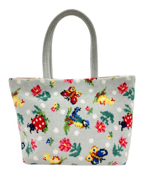 FEILER（フェイラー）FEILER (フェイラー) ハイジドットトートバッグ グレーの古着・服飾アイテム