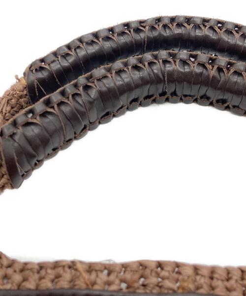 HELEN KAMINSKI（ヘレンカミンスキー）HELEN KAMINSKI (ヘレンカミンスキー) カゴバッグ セピア/チョコレートの古着・服飾アイテム