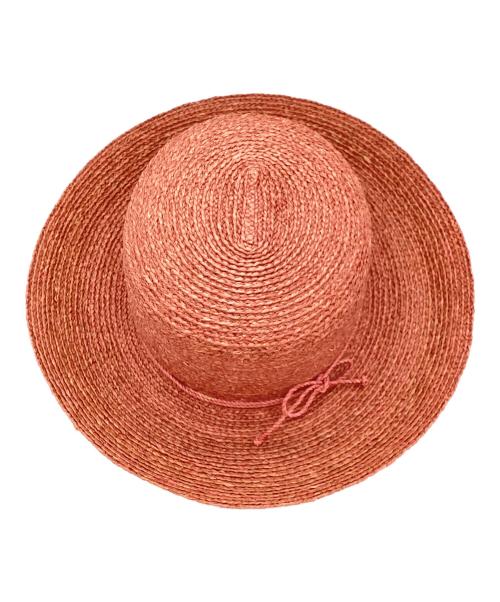 HELEN KAMINSKI（ヘレンカミンスキー）HELEN KAMINSKI (ヘレンカミンスキー) PRIMA 10　ラフィアハット ピンクの古着・服飾アイテム