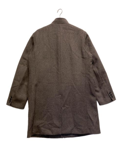 JOURNAL STANDARD（ジャーナルスタンダード）JOURNAL STANDARD (ジャーナルスタンダード) SUPER 140 ウールスタンド チェスターコート ブラウン サイズ:XLの古着・服飾アイテム