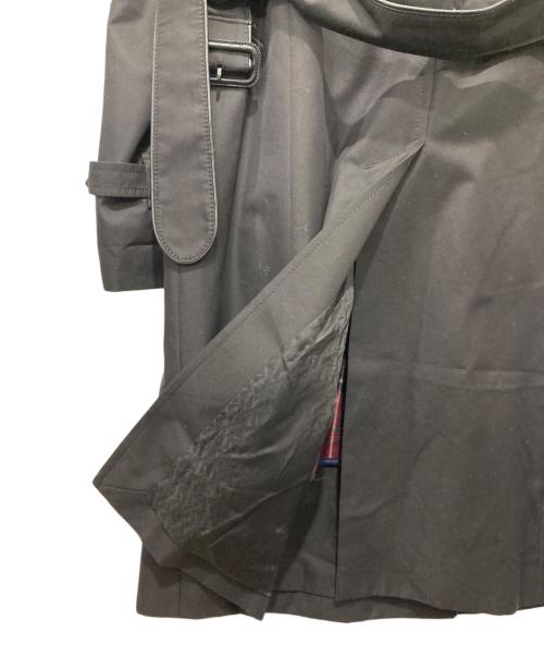 Aquascutum（アクアスキュータム）Aquascutum (アクアスキュータム) ライナー付トレンチコート ブラック サイズ:8の古着・服飾アイテム