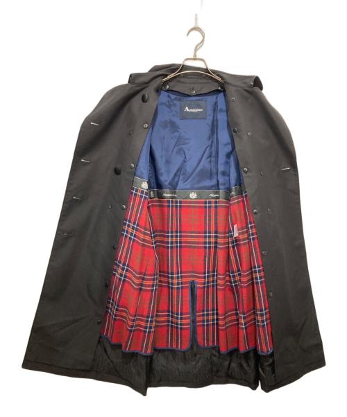 Aquascutum（アクアスキュータム）Aquascutum (アクアスキュータム) ライナー付トレンチコート ブラック サイズ:8の古着・服飾アイテム