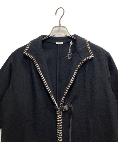 NOWOS（ノーウォス）NOWOS (ノーウォス) コンチョボタン ウールジャケット ブラック サイズ:Sの古着・服飾アイテム