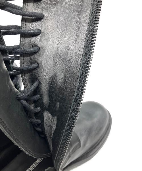 ANN DEMEULEMEESTER（アンドゥムルメステール）ANN DEMEULEMEESTER (アンドゥムルメステール) レースアップブーツ ブラック サイズ:36の古着・服飾アイテム