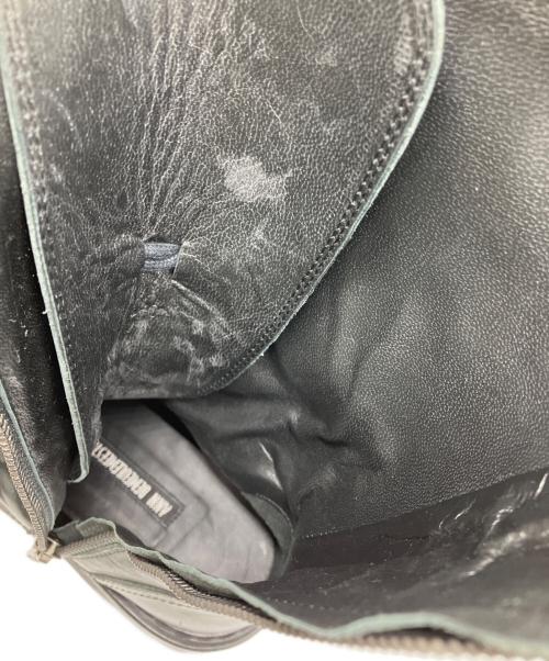 ANN DEMEULEMEESTER（アンドゥムルメステール）ANN DEMEULEMEESTER (アンドゥムルメステール) レースアップブーツ ブラック サイズ:36の古着・服飾アイテム