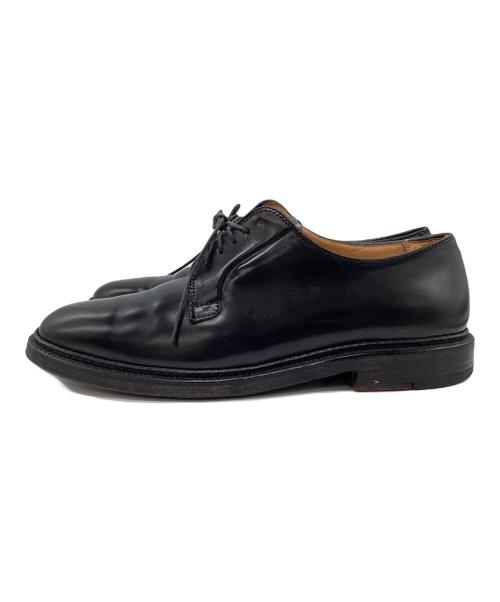 Alden（オールデン）Alden (オールデン) UNITED ARROWS (ユナイテッドアローズ) PLANE TOE CORDOVAN　レザーシューズ ブラック サイズ:8　1/2の古着・服飾アイテム