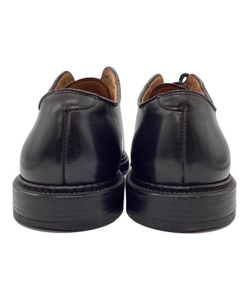 Alden（オールデン）Alden (オールデン) UNITED ARROWS (ユナイテッドアローズ) PLANE TOE CORDOVAN　レザーシューズ ブラック サイズ:8　1/2の古着・服飾アイテム