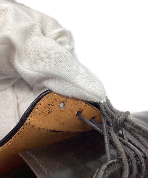 Alden（オールデン）Alden (オールデン) UNITED ARROWS (ユナイテッドアローズ) PLANE TOE CORDOVAN　レザーシューズ ブラック サイズ:8　1/2の古着・服飾アイテム