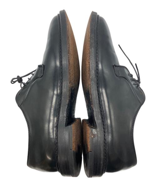 Alden（オールデン）Alden (オールデン) UNITED ARROWS (ユナイテッドアローズ) PLANE TOE CORDOVAN　レザーシューズ ブラック サイズ:8　1/2の古着・服飾アイテム