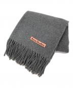 Acne studiosアクネ ストゥディオス）の古着「カシミアフリンジスカーフ ナロー」｜グレー