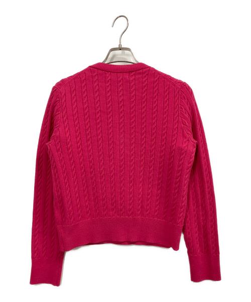 ARPEGE STORY（アルページュストーリー）ARPEGE STORY (アルページュストーリー) ケーブルアンサンブル ショッキングピンク サイズ:2の古着・服飾アイテム