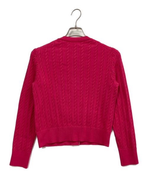ARPEGE STORY（アルページュストーリー）ARPEGE STORY (アルページュストーリー) ケーブルアンサンブル ショッキングピンク サイズ:2の古着・服飾アイテム