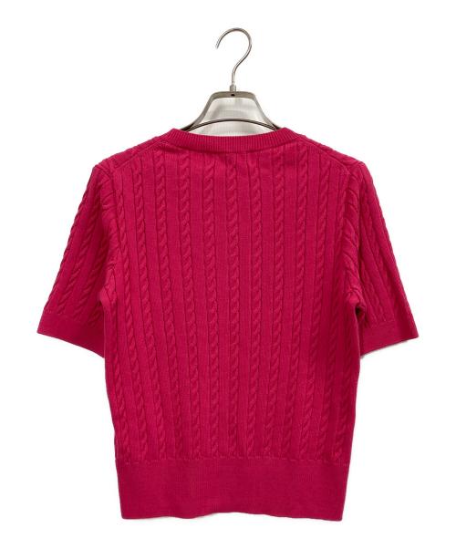 ARPEGE STORY（アルページュストーリー）ARPEGE STORY (アルページュストーリー) ケーブルアンサンブル ショッキングピンク サイズ:2の古着・服飾アイテム