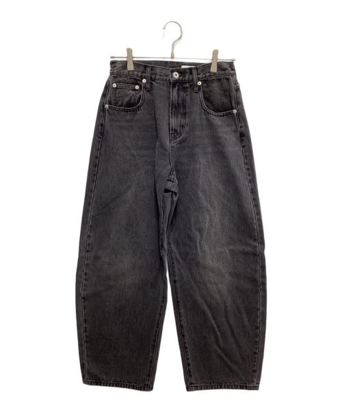 ARPEGE STORY（アルページュストーリー）ARPEGE STORY (アルページュストーリー) カーブデニムパンツ ブラック サイズ:2の古着・服飾アイテム