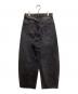 ARPEGE STORY (アルページュストーリー) カーブデニムパンツ ブラック サイズ:2：6000円