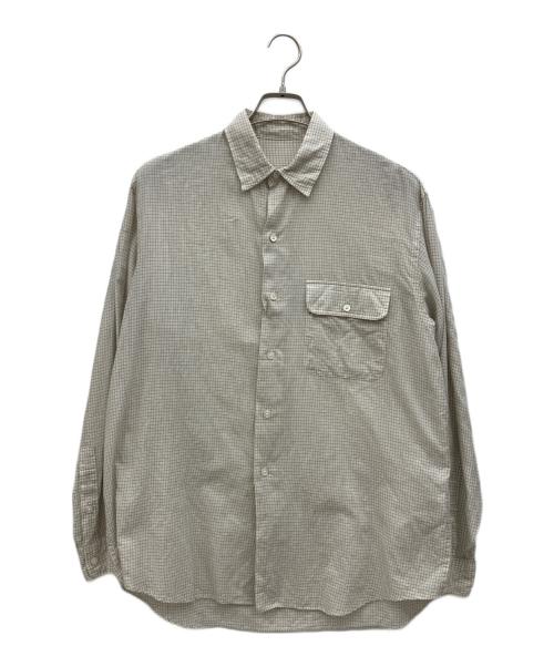 KAPTAIN SUNSHINE（キャプテンサンシャイン）KAPTAIN SUNSHINE (キャプテンサンシャイン) コットンガーゼCPOシャツ ホワイト サイズ:38の古着・服飾アイテム