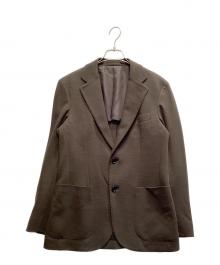 UNITED ARROWS（ユナイテッドアローズ）の古着「ジャージシングル2ボタンテーラードジャケット」｜ブラウン