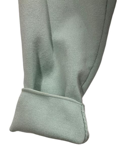 BALLSEY（ボールジィ）BALLSEY (ボールジィ) マテリアルコンビ クルーネックカーディガン ライトグリーン サイズ:Sの古着・服飾アイテム