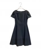 Rene basicルネベーシック）の古着「半袖フレアワンピース」｜ブラック