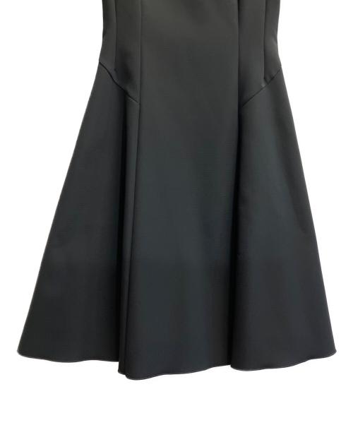 Rene basic（ルネベーシック）Rene basic (ルネベーシック) 半袖フレアワンピース ブラック サイズ:34の古着・服飾アイテム