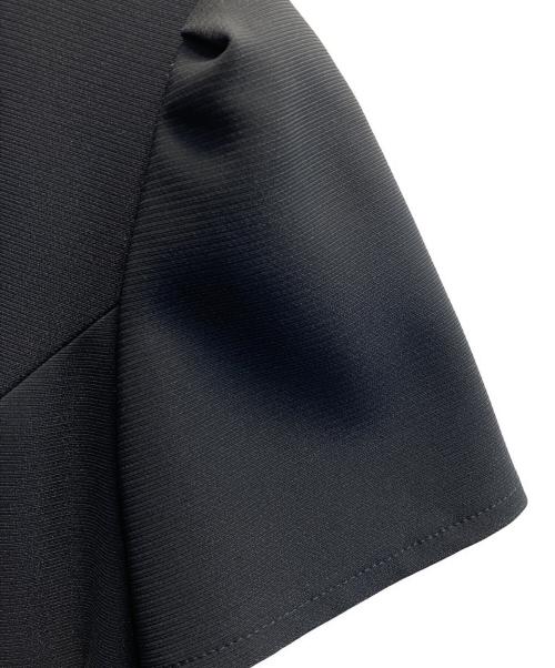 Rene basic（ルネベーシック）Rene basic (ルネベーシック) 半袖フレアワンピース ブラック サイズ:34の古着・服飾アイテム