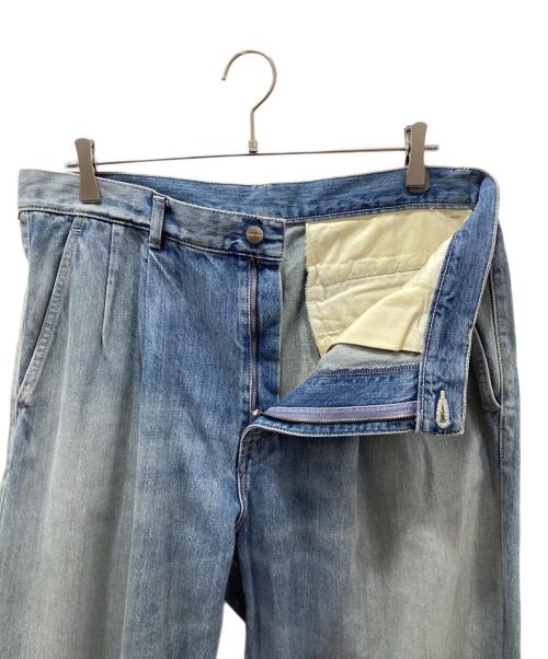 Graphpaper（グラフペーパー）Graphpaper (グラフペーパー) Selvage Denim Two Tuck Pants インディゴ サイズ:3の古着・服飾アイテム