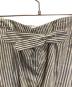 中古・古着 MAATEE&SONS (マーティーアンドサンズ) FRENCH WORK PANTS 強撚ヒッコリー アイボリー×グレー サイズ:3：18000円
