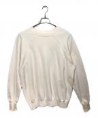 MAATEE&SONSマーティーアンドサンズ）の古着「ヴィンテージ スウェット , スカ yellow」｜アイボリー