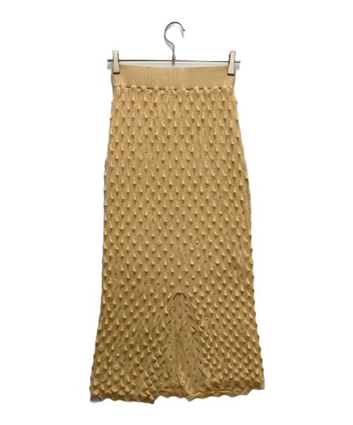 Open Sesame Club（オープンセサミクラブ）OPEN SESAME CLUB (オープンセサミクラブ) durian long skirt イエロー サイズ:1の古着・服飾アイテム