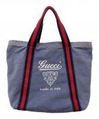 GUCCIグッチ）の古着「トートバッグ」｜ネイビー