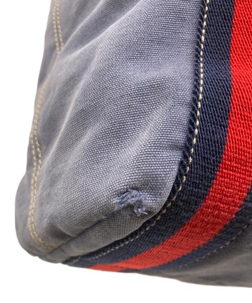 GUCCI（グッチ）GUCCI (グッチ) トートバッグ ネイビーの古着・服飾アイテム