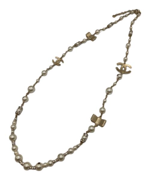 CHANEL（シャネル）CHANEL (シャネル) イミテーションパール/ココマークネックレス サイズ:下記参照の古着・服飾アイテム