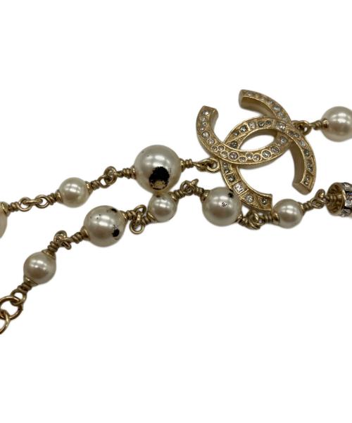 CHANEL（シャネル）CHANEL (シャネル) イミテーションパール/ココマークネックレス サイズ:下記参照の古着・服飾アイテム