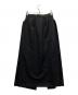 AKIKOAOKI (アキコアオキ) Karen 01/フロントスリットスカート ブラック サイズ:FREE 未使用品：18000円