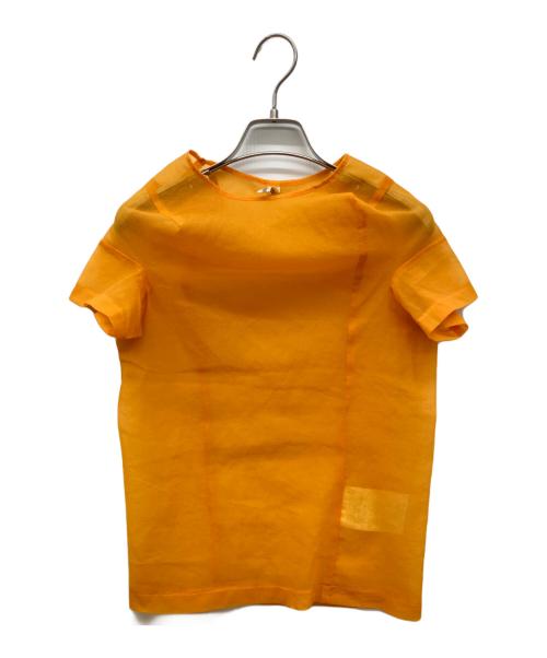 COMME des GARCONS（コムデギャルソン）COMME des GARCONS (コムデギャルソン) シアーTシャツ オレンジ サイズ:Freeの古着・服飾アイテム