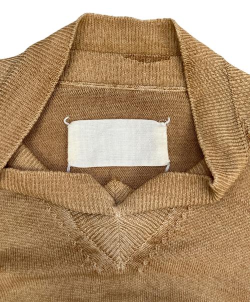 Maison Margiela（メゾンマルジェラ）Maison Margiela (メゾンマルジェラ) ニット ベージュ サイズ:サイズ表記無の古着・服飾アイテム