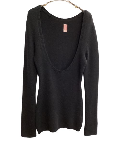 FETICO（フェティコ）FETICO (フェティコ) yo BIOTOP (ヨー ビオトープ) ニット ブラック サイズ:１の古着・服飾アイテム